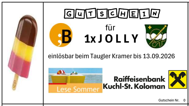 Eisgutschein